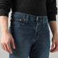 Men's 512 Blue Slim Tapered Fit Mid Rise Jeans - Detail View