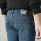 Men's 512 Blue Slim Tapered Fit Mid Rise Jeans - Detail View
