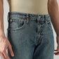 Men's 512 Blue Slim Tapered Fit Mid Rise Jeans - Detail View