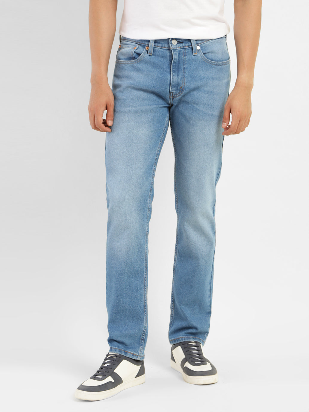 Men's 511 Blue Slim Fit Mid Rise Jeans