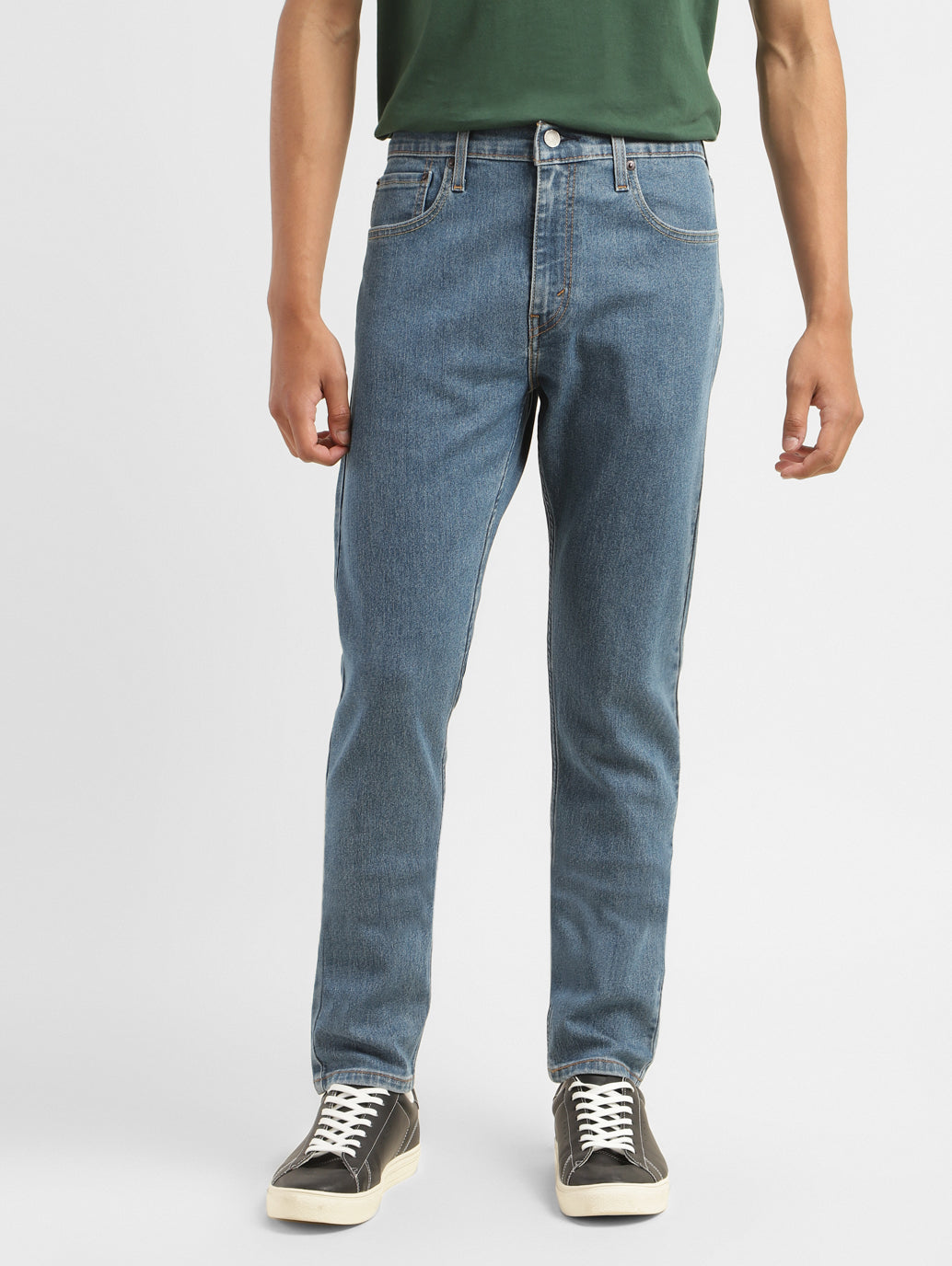 Men's 511 Blue Slim Fit Mid Rise Jeans - 77917a42-bd0a-409f-a56e-cc54a473d461 View