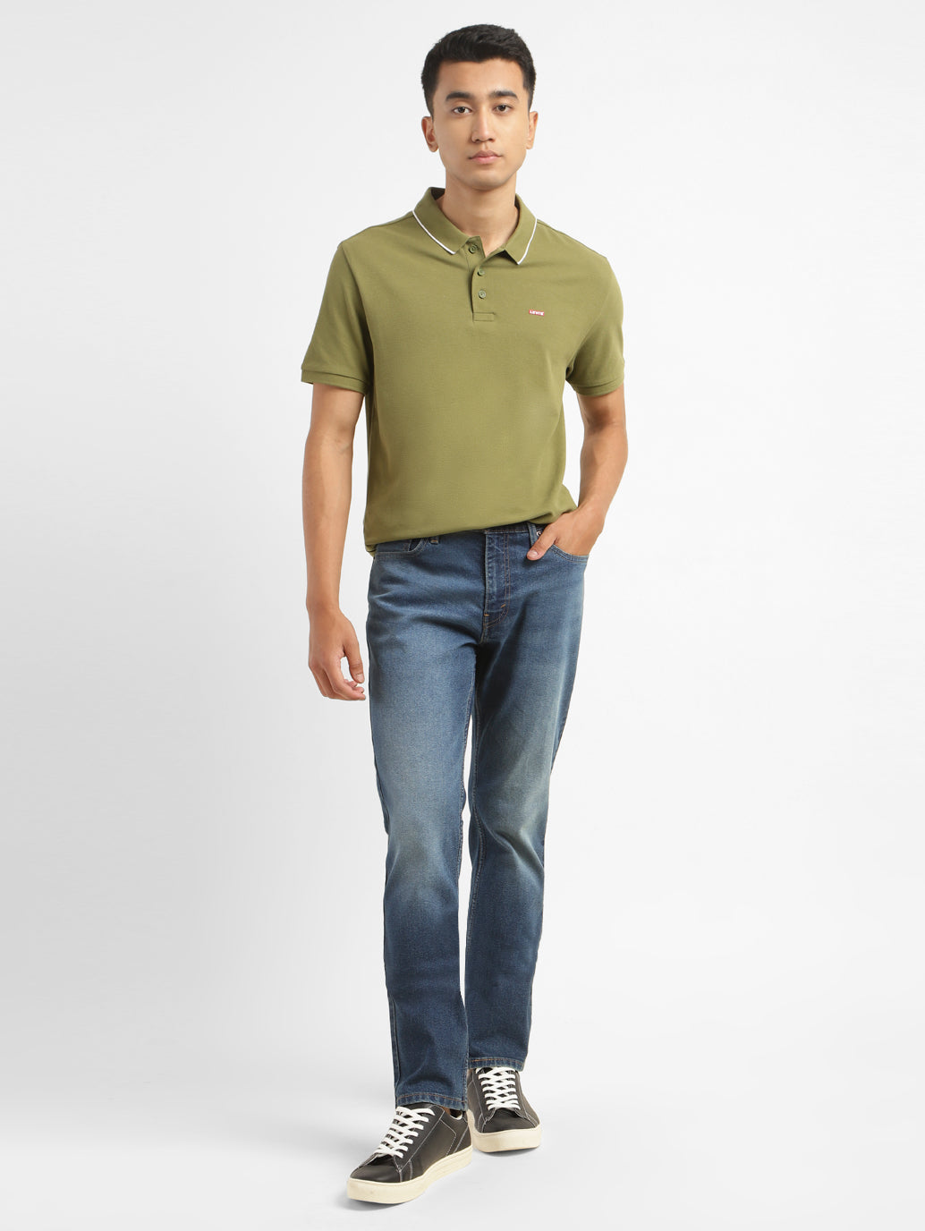 Men's 511 Blue Slim Fit Mid Rise Jeans