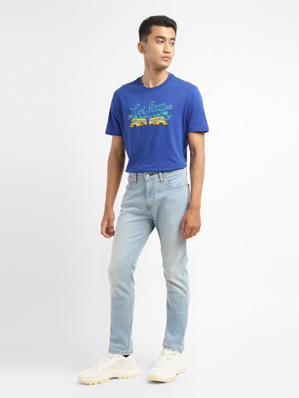 Men's 511 Indigo Slim Fit Mid Rise Jeans