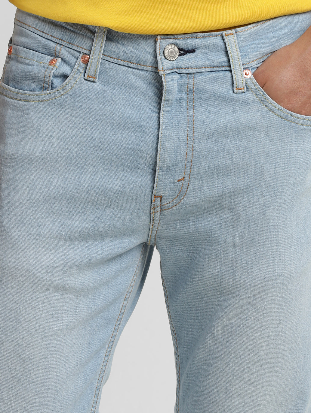 Men's 511 Blue Slim Fit Mid Rise Jeans - 85309f57-6223-4b45-8b2f-19039fc6b8fe View