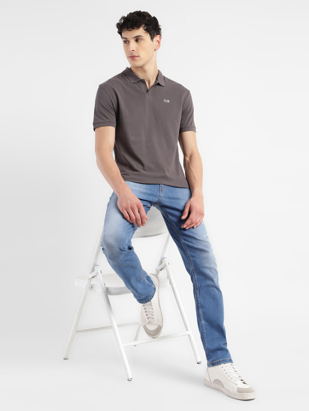 Men's 511 Navy Blue Slim Fit Mid Rise Jeans - 0e24dc62-ced4-4e5f-86b1-2d8d3746ffc7 View