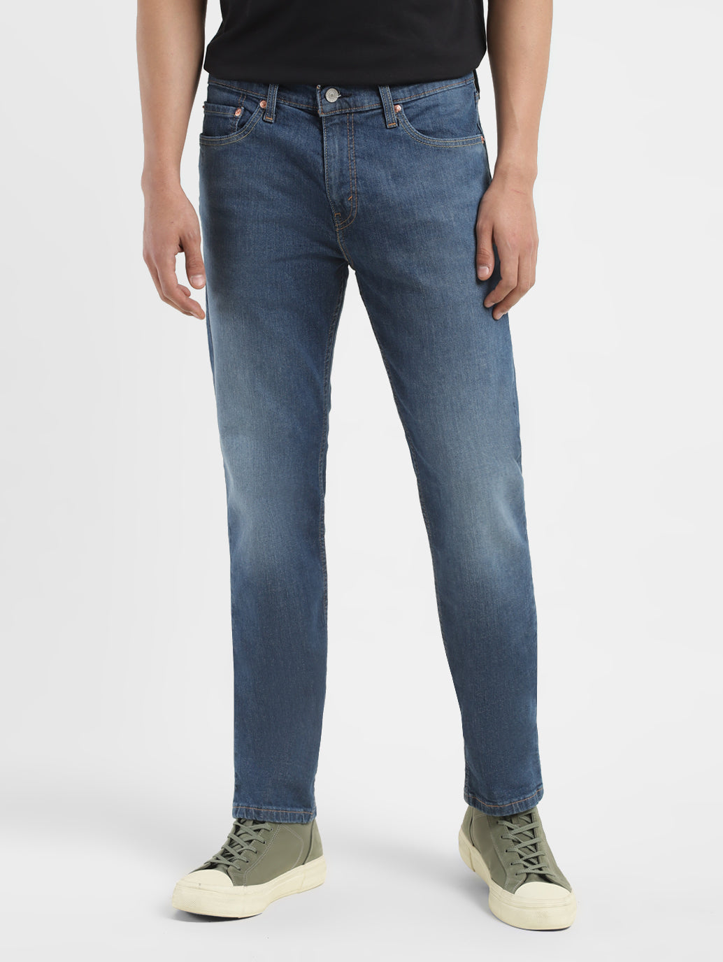 Men's 511 Blue Slim Fit Mid Rise Jeans - 87df31cf-79c9-4432-9bec-d07f954469fc View