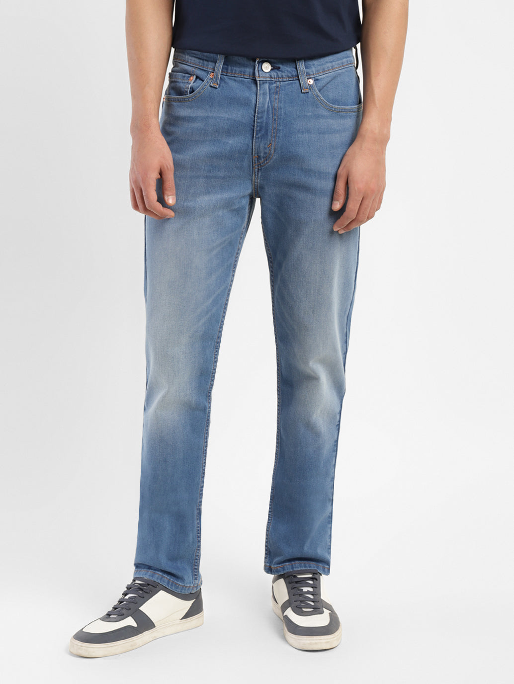 Men's 511 Blue Slim Fit Mid Rise Jeans