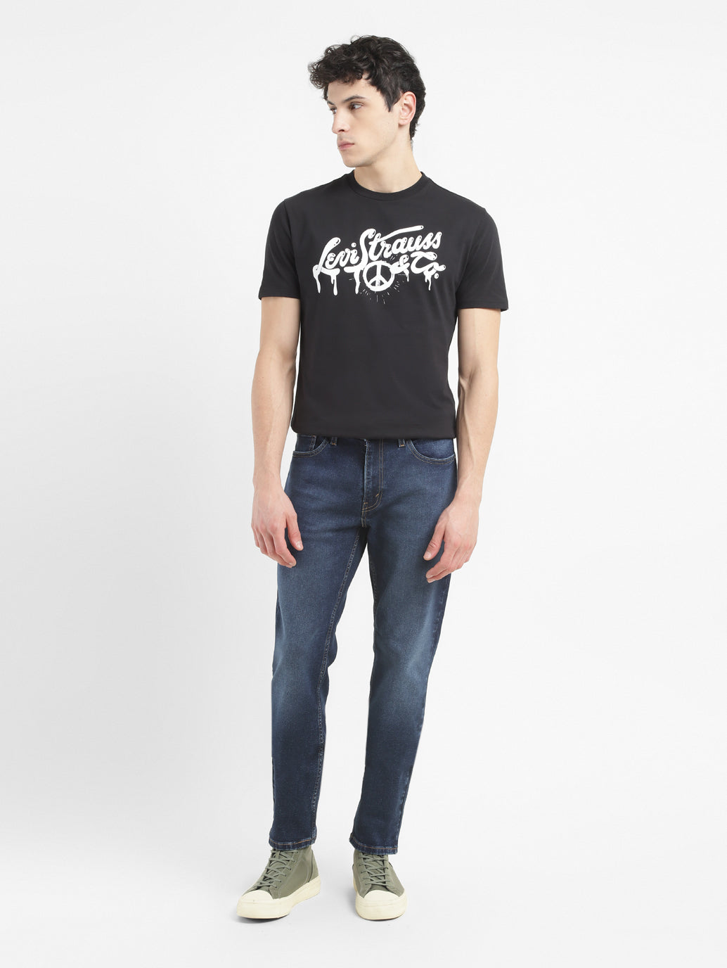 Men's 511 Blue Slim Fit Mid Rise Jeans