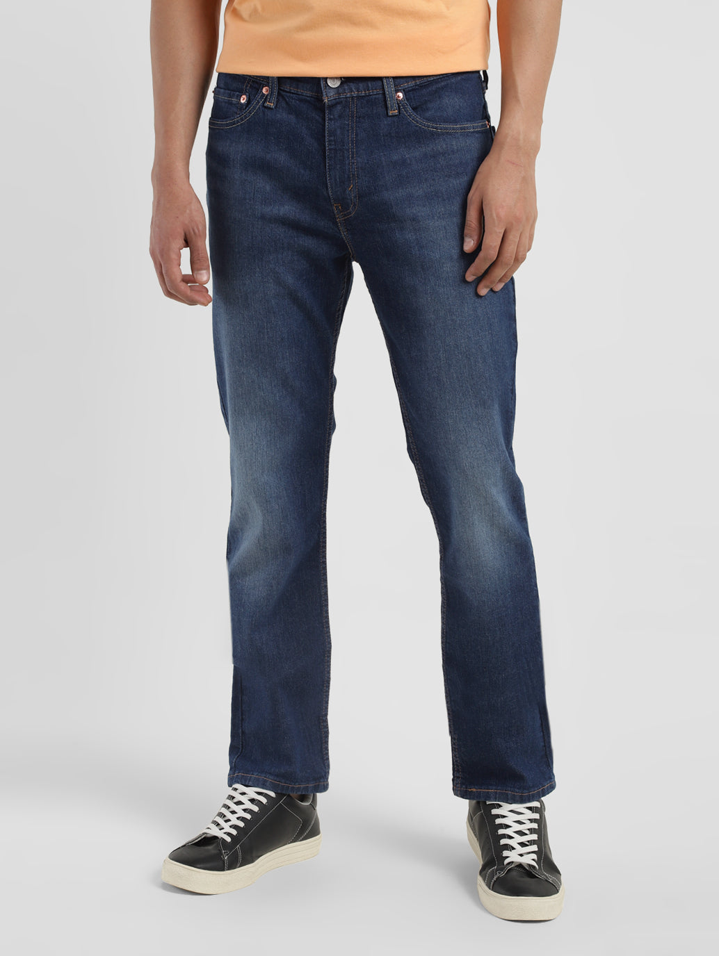 Men's 511 Dark Blue Slim Fit Mid Rise Jeans - cf4fc578-2752-4246-9d38-a264353c150b View