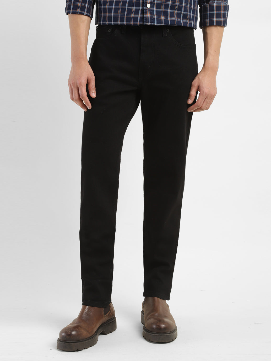 Men's 511 Black Slim Fit Mid Rise Jeans