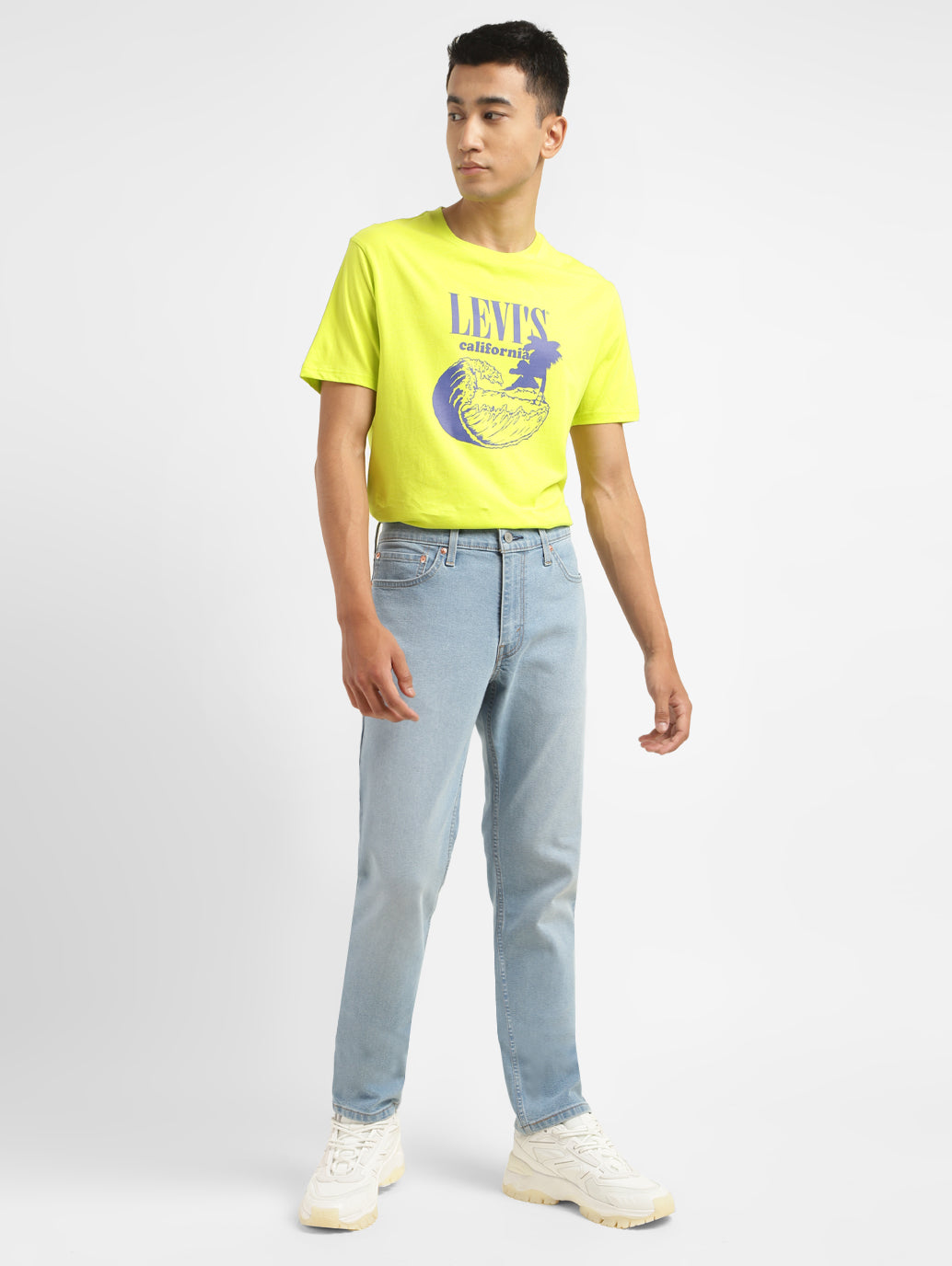 Men's 511 Light Blue Slim Fit Mid Rise Jeans