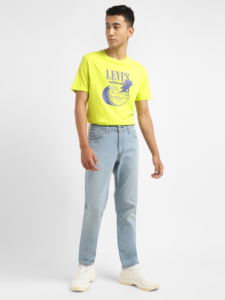 Men's 511 Light Blue Slim Fit Mid Rise Jeans