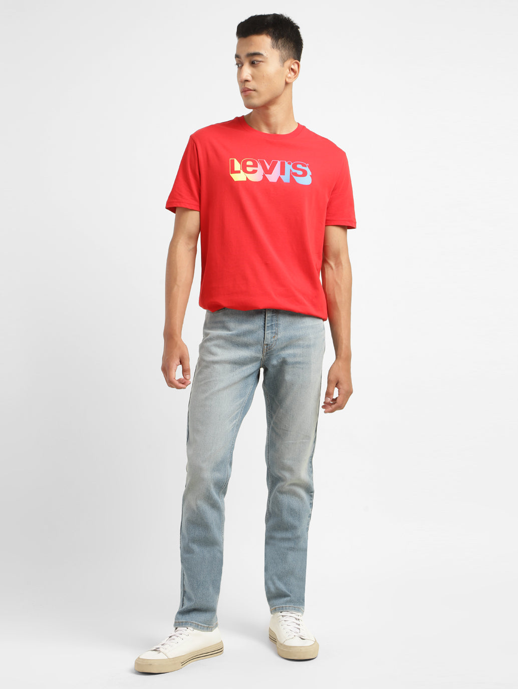 Men's 511 Blue Slim Fit Mid Rise Jeans - b0327796-b0ca-48c6-9013-4be8c0f88935 View