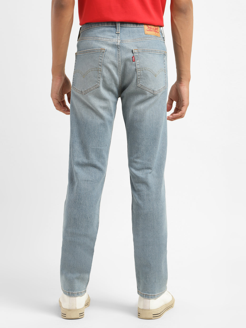 Men's 511 Blue Slim Fit Mid Rise Jeans - 7836ec2e-060e-48ee-85d6-7c397a92ecc7 View