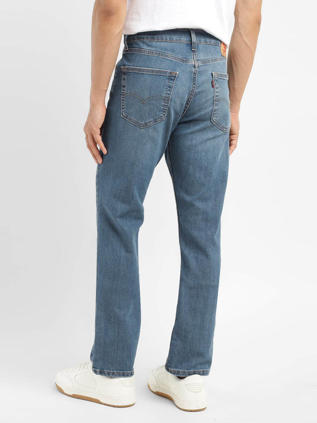 Men's 511 Blue Slim Fit Mid Rise Jeans - c7d02211-d638-4153-a9ff-2767ebd8ef92 View