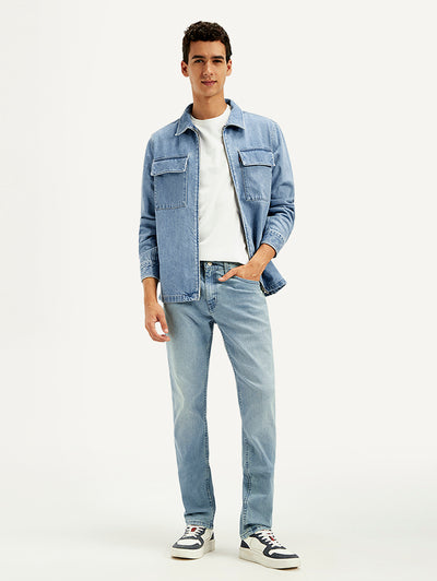 Men's 511 Blue Slim Fit Mid Rise Jeans