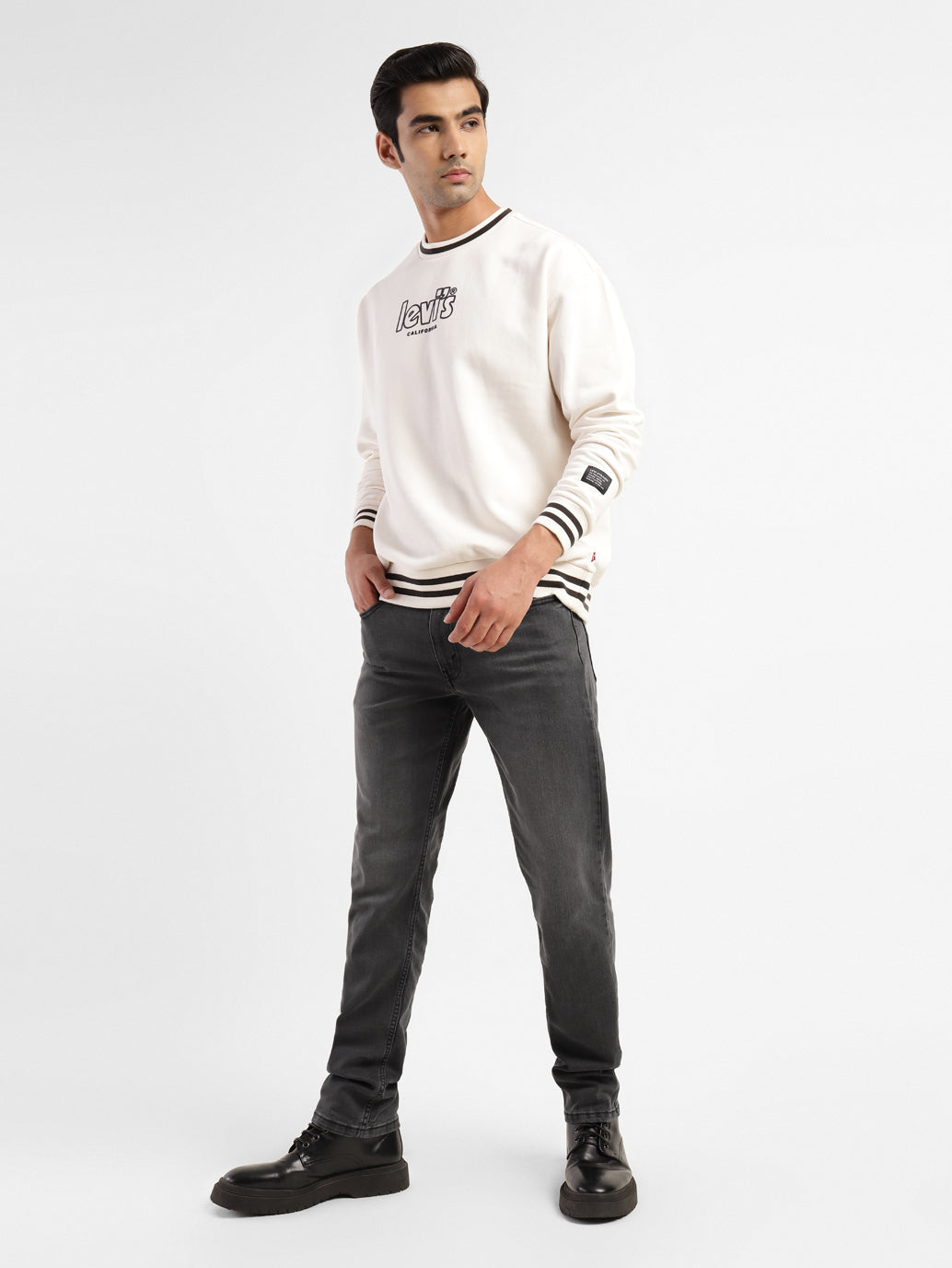 Men's 511 Grey Slim Fit Mid Rise Jeans