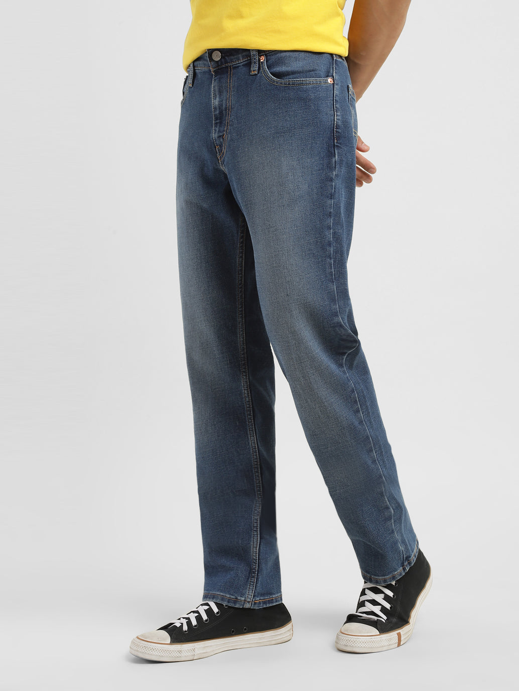 Men's 511 Blue Slim Fit Mid Rise Jeans - f3cb6fee-9e6a-4bd1-ba4f-9d3faee234c0 View