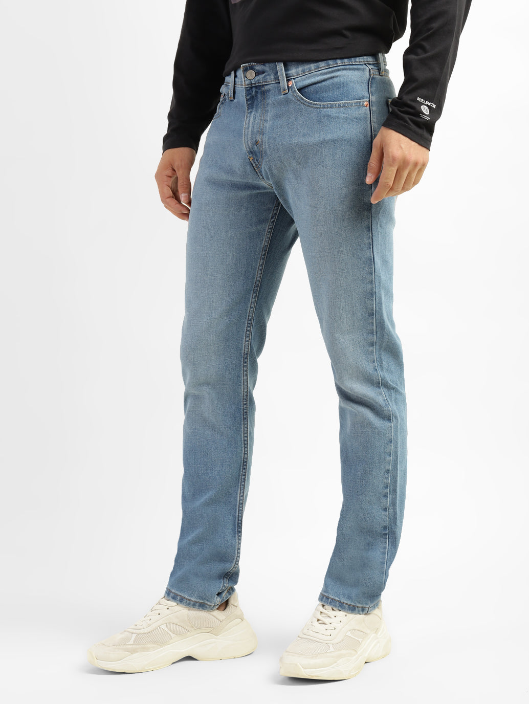 Men's 511 Blue Slim Fit Mid Rise Jeans