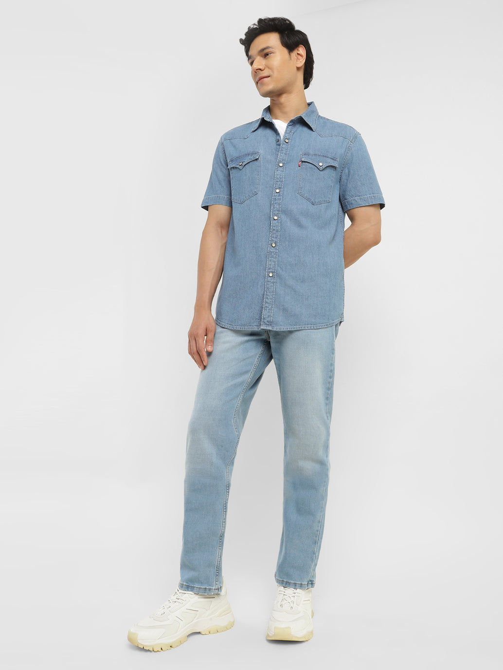 Men's 511 Blue Slim Fit Mid Rise Jeans