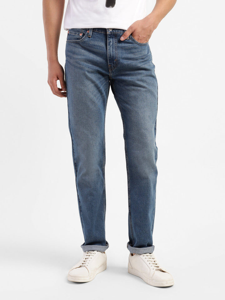 Men's 511 Blue Slim Fit Mid Rise Jeans