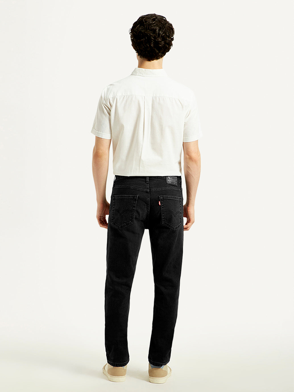 Men's 511 Grey Slim Fit Mid Rise Jeans - Back View