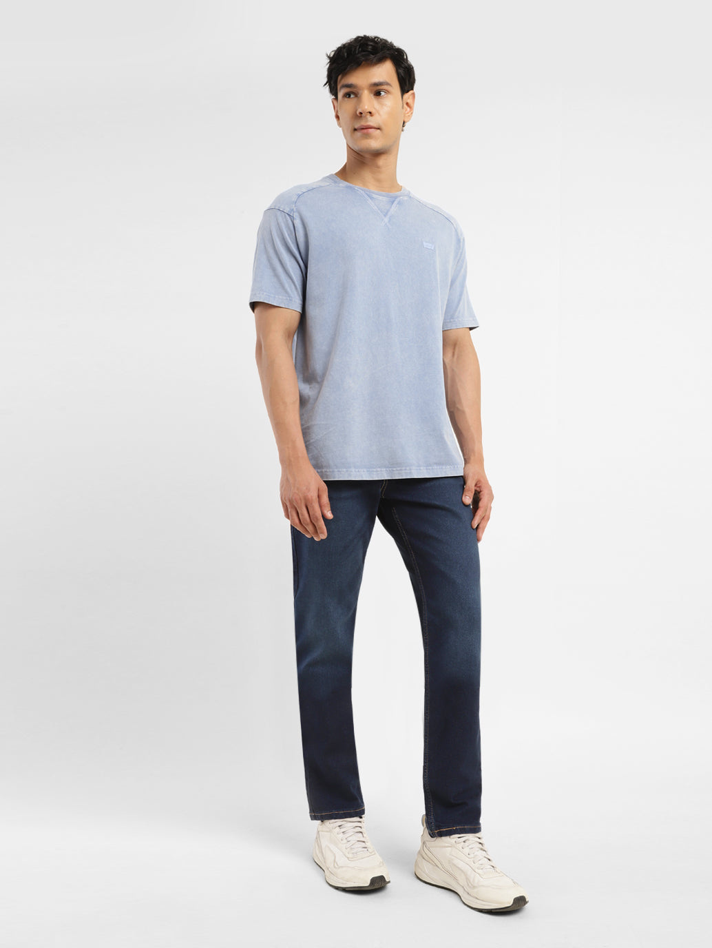 Men's 511 Blue Slim Fit Mid Rise Jeans