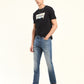 Men's 511 Blue Slim Fit Mid Rise Jeans - Styleshot View