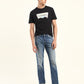 Men's 511 Blue Slim Fit Mid Rise Jeans - Front View