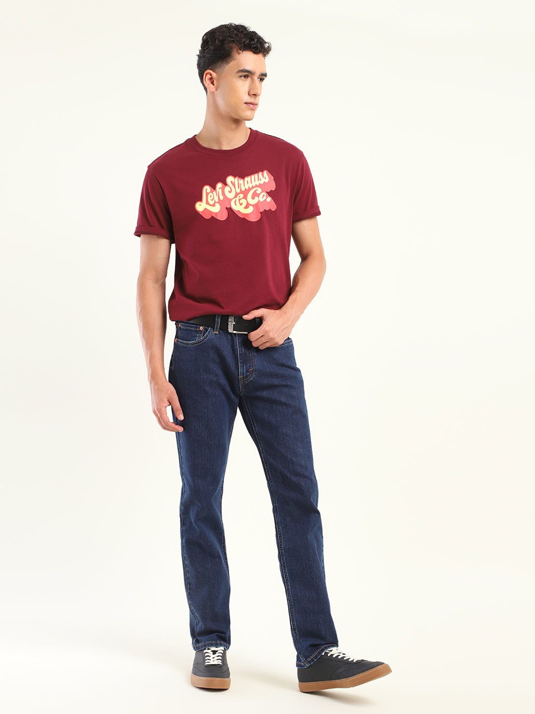Men's 511 Blue Slim Fit Mid Rise Jeans