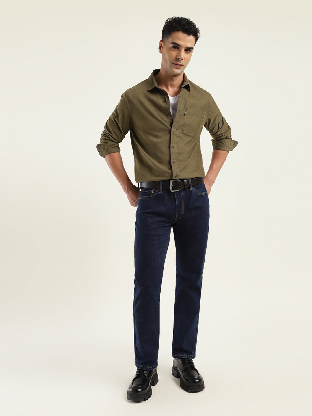 Men's 511 Blue Slim Fit Mid Rise Jeans