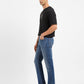 Men's 511 Blue Slim Fit Mid Rise Jeans - Side View
