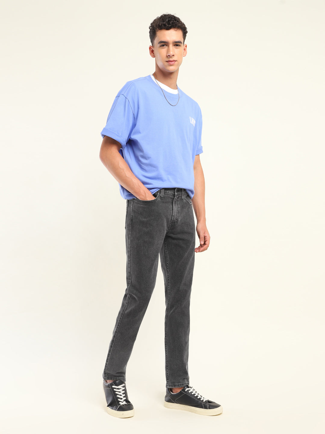 Men's 511 Black Slim Fit Mid Rise Jeans