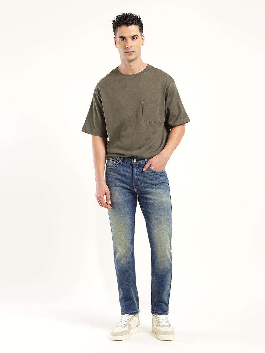 Men's 511 Blue Slim Fit Mid Rise Jeans