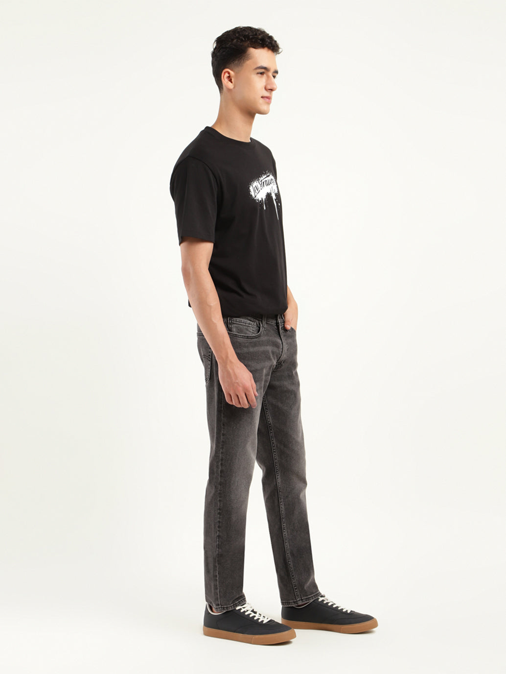 Men's 511 Black Slim Fit Mid Rise Jeans