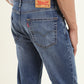 Men's 511 Blue Slim Fit Mid Rise Jeans - BackDetails View