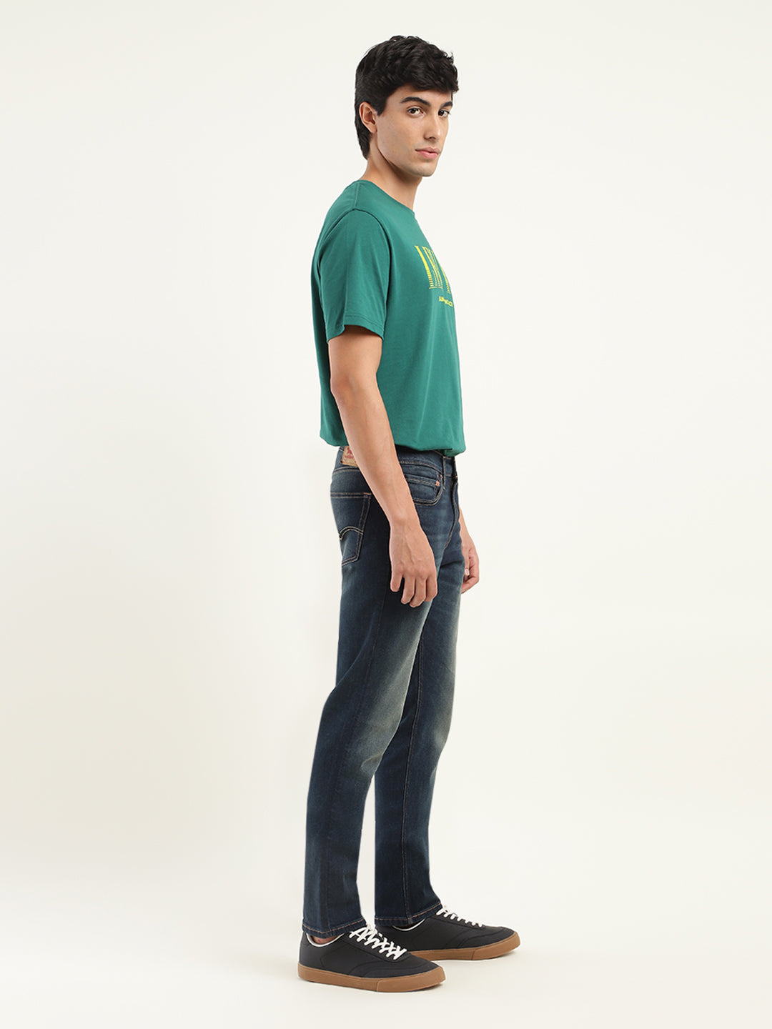 Men's 511 Blue Slim Fit Mid Rise Jeans
