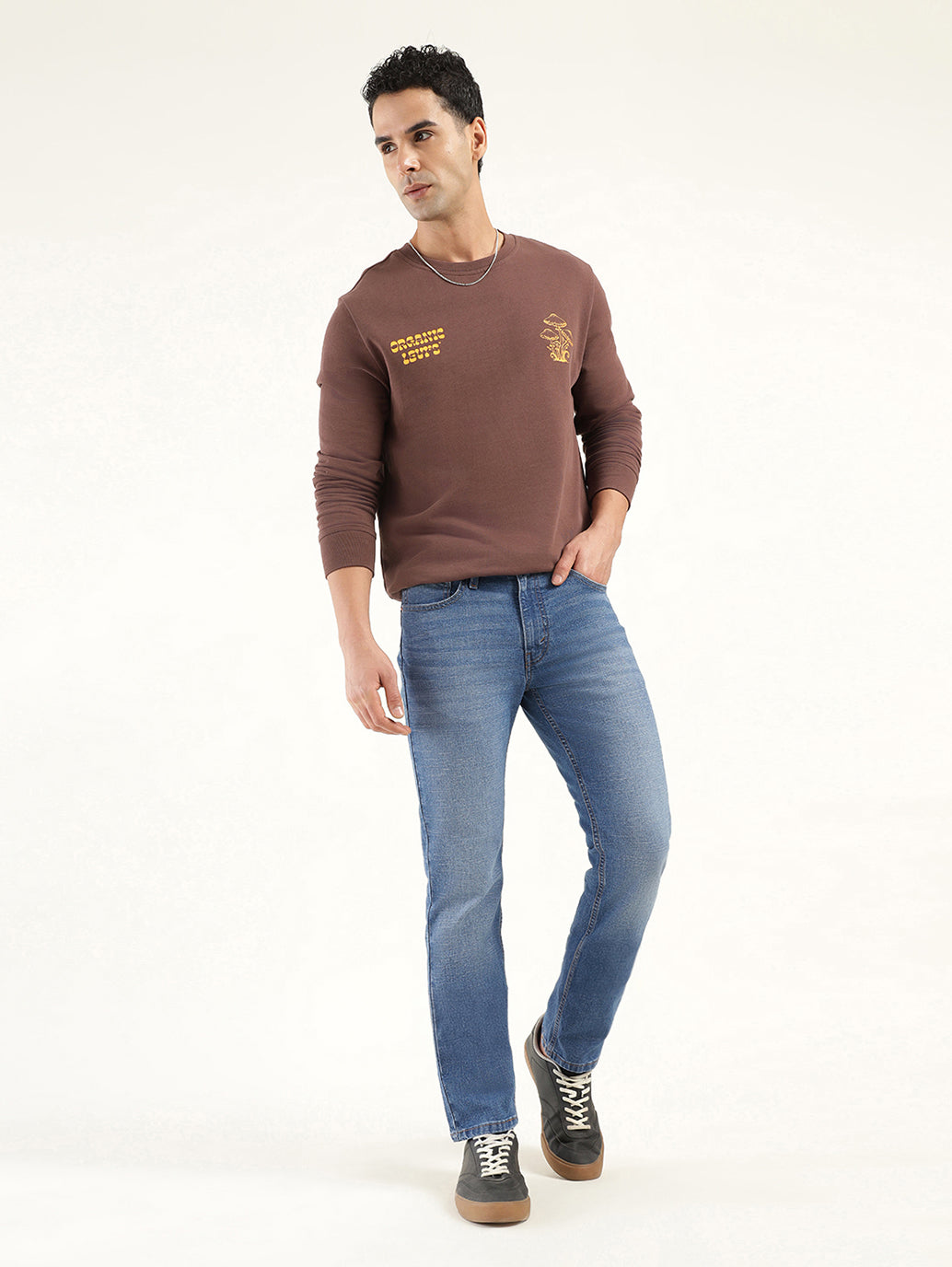 Men's 511 Indigo Slim Fit Mid Rise Jeans