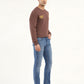 Men's 511 Indigo Slim Fit Mid Rise Jeans - Side View