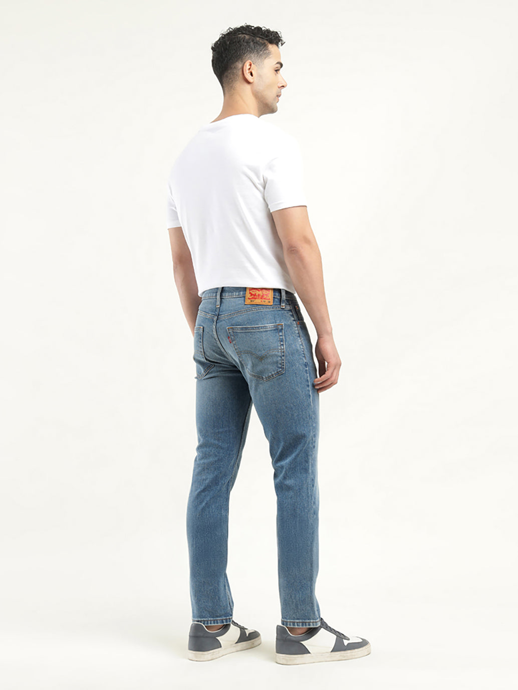 Men's 511 Indigo Slim Fit Mid Rise Jeans - Back View