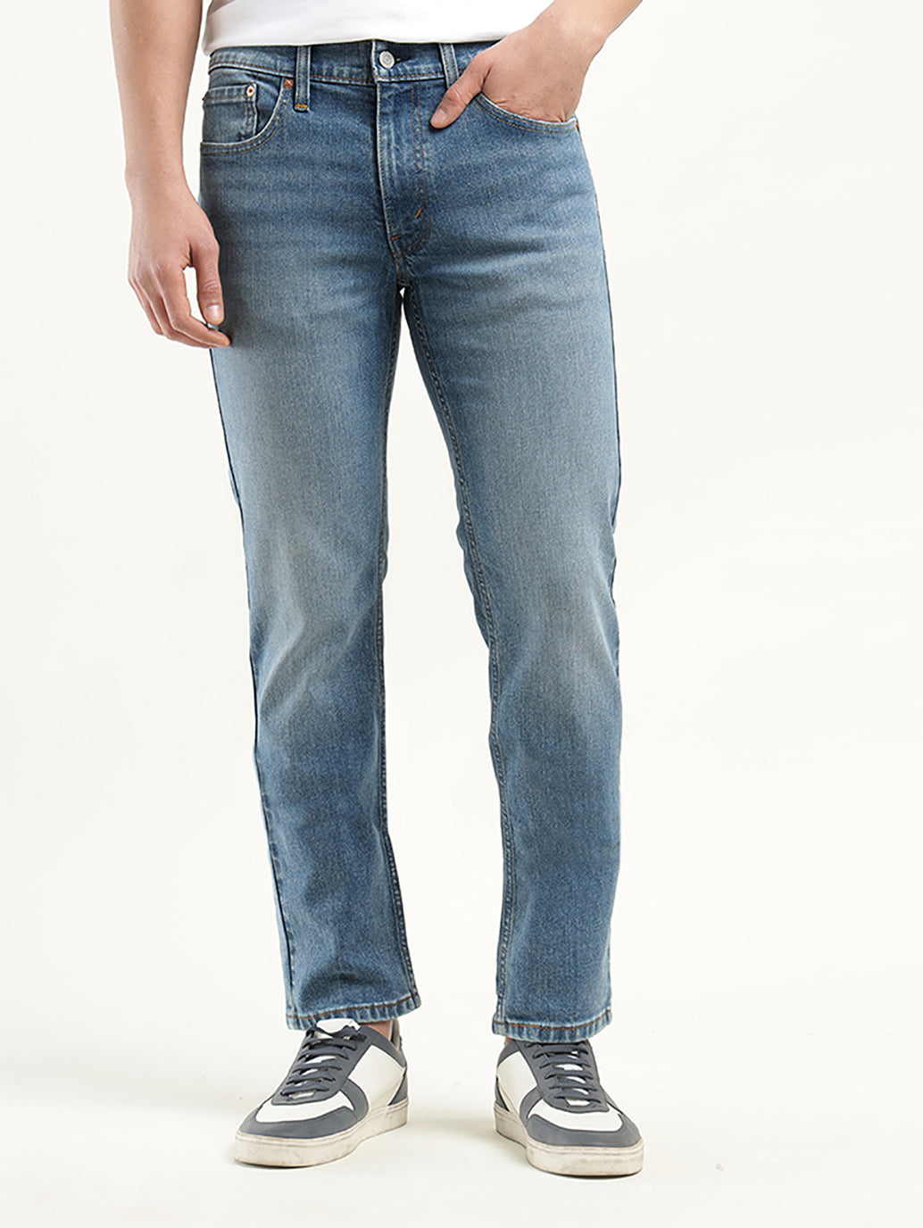 Men's 511 Indigo Slim Fit Mid Rise Jeans - Detail View