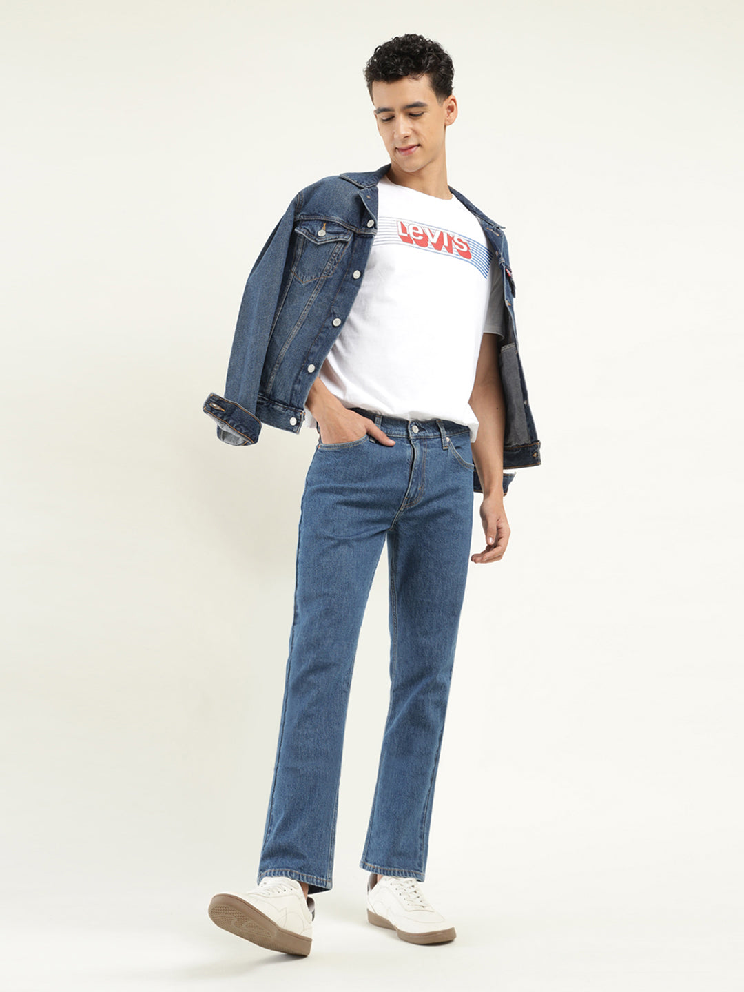 Men's 511 Indigo Slim Fit Mid Rise Jeans