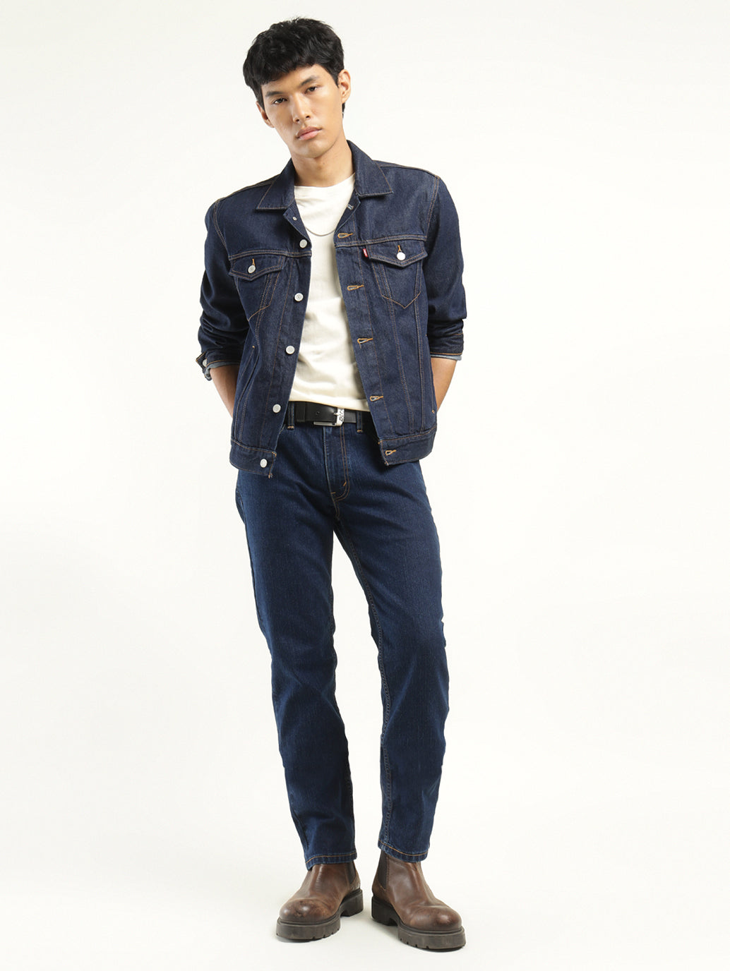 Men's 511 Indigo Slim Fit Mid Rise Jeans