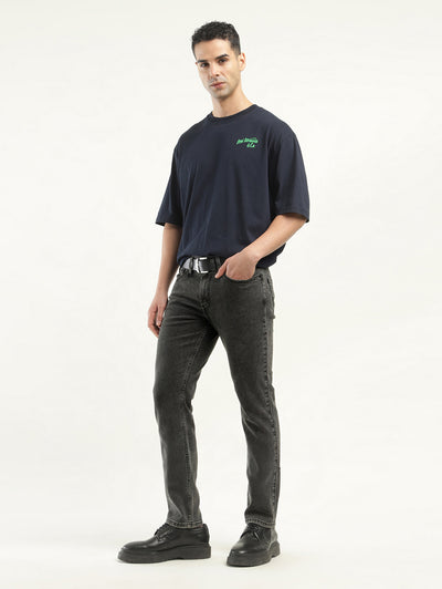 Men's 511 Black Slim Fit Mid Rise Jeans-image-42