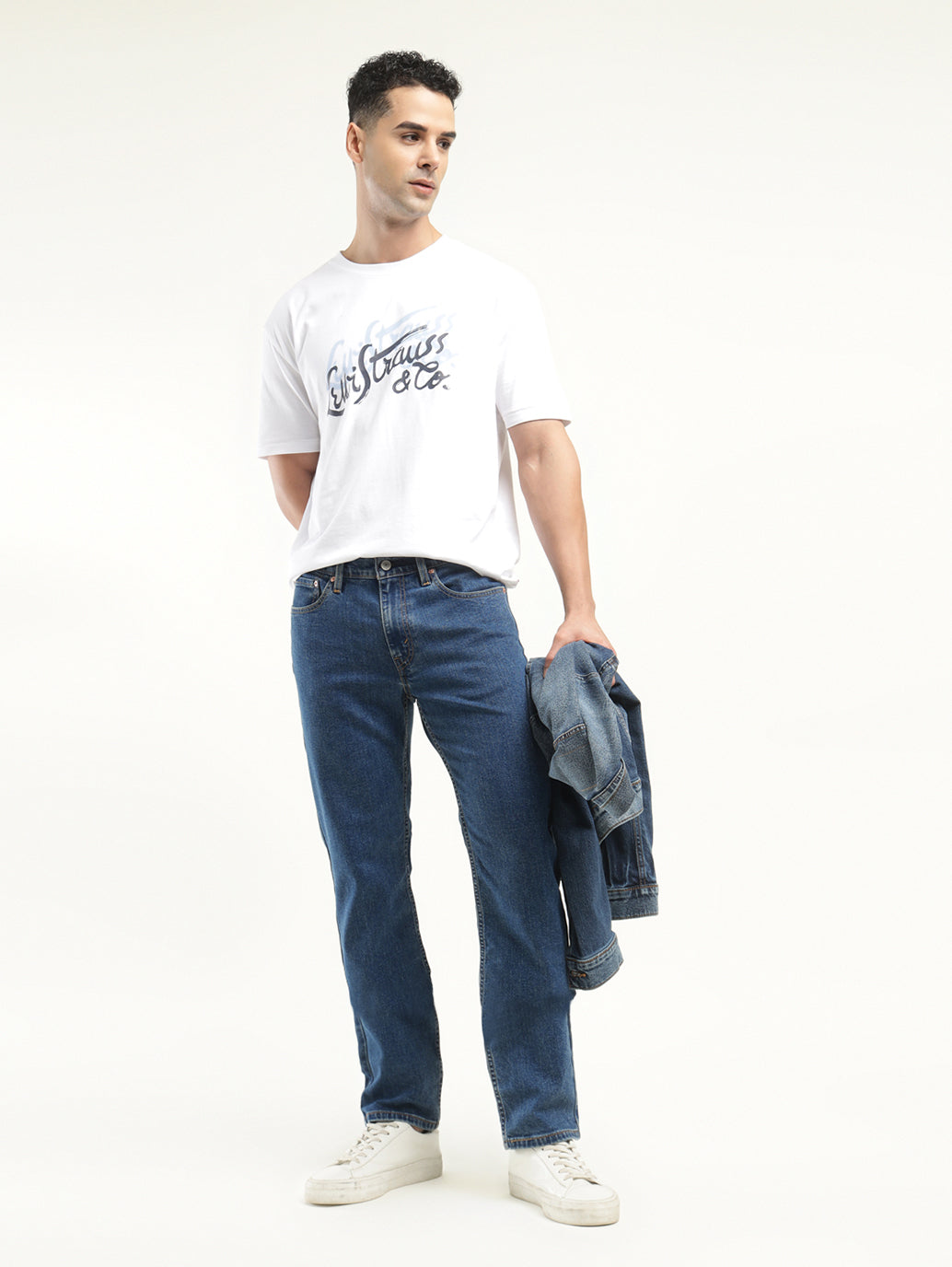Men's 511 Indigo Slim Fit Mid Rise Jeans