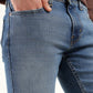 Men's 511 Indigo Slim Fit Mid Rise Jeans - Detail View