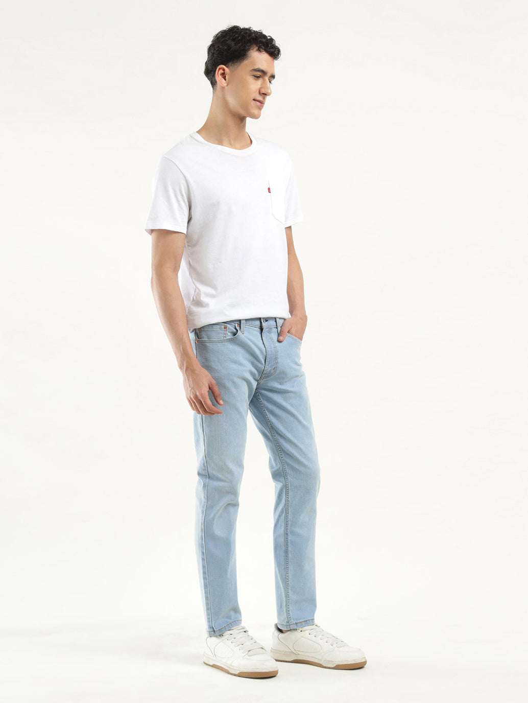 Men's 511 Indigo Slim Fit Mid Rise Jeans - Front View