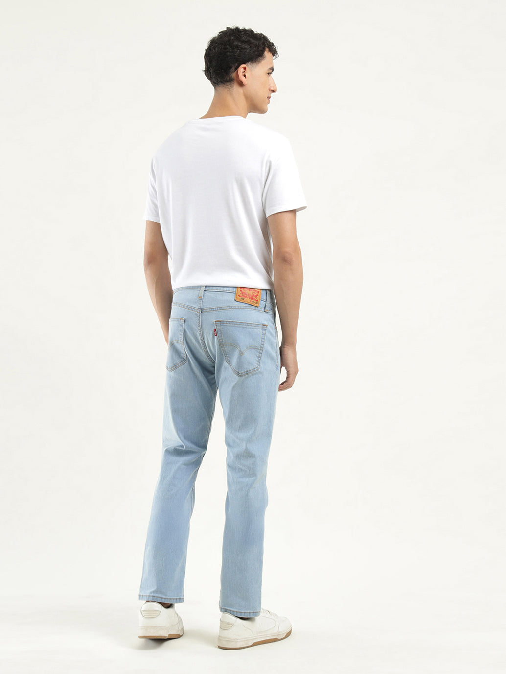 Men's 511 Indigo Slim Fit Mid Rise Jeans - Back View