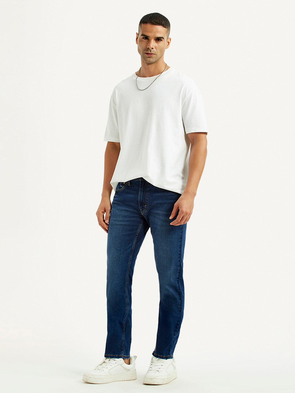 Men's 511 Dark Indigo Slim Fit Mid Rise Jeans