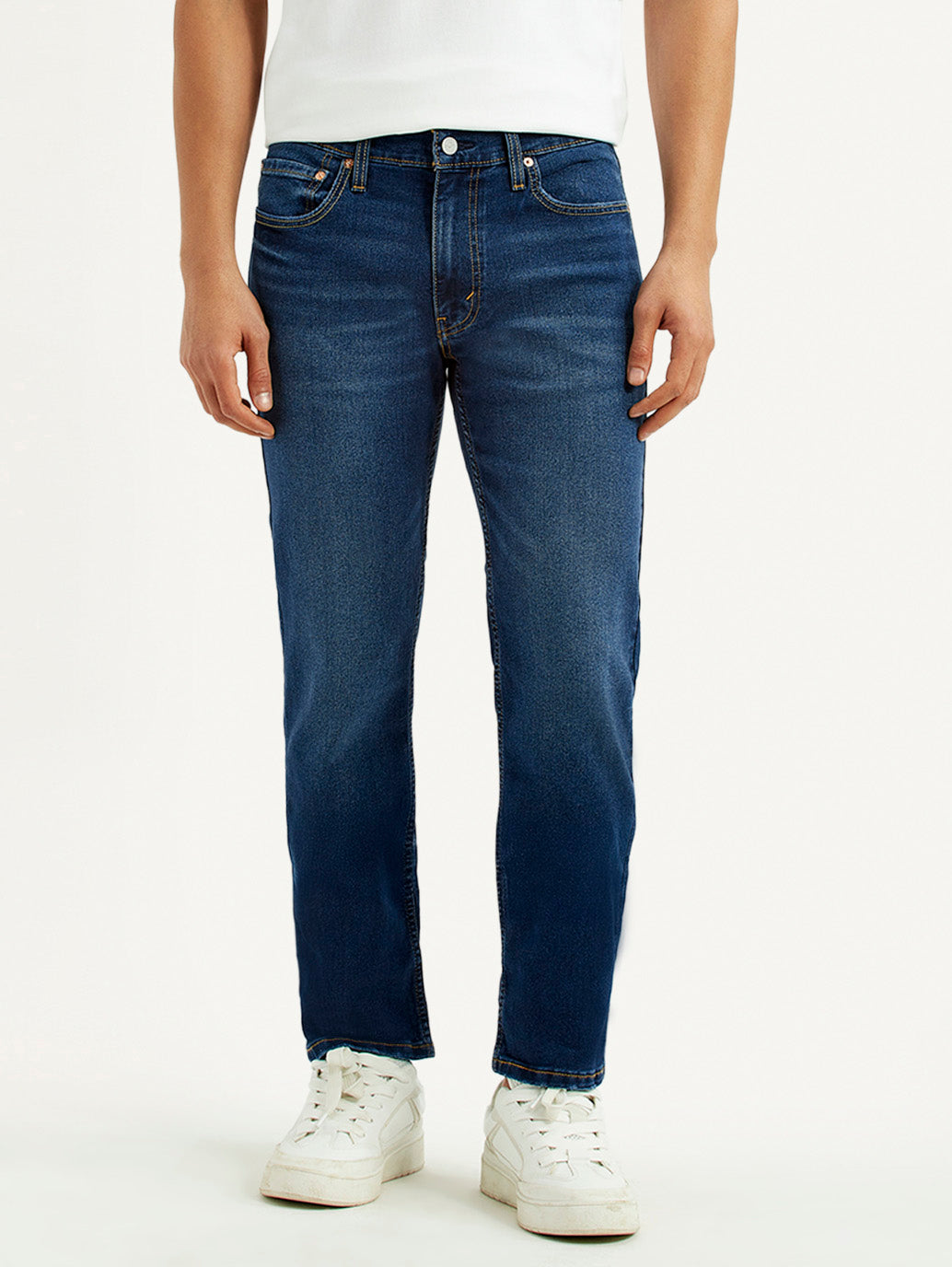 Men's 511 Dark Indigo Slim Fit Mid Rise Jeans - Front View